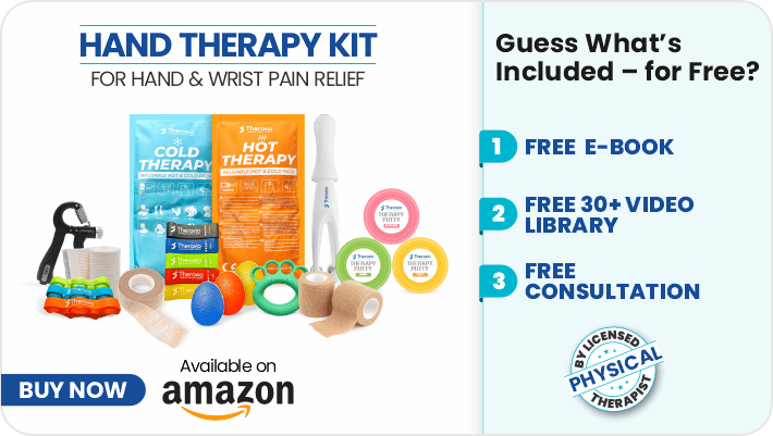 3 Free Bonuses with Theravio Hand Therapy Kit